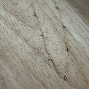 Gorjana 14k gold and diamond necklace -